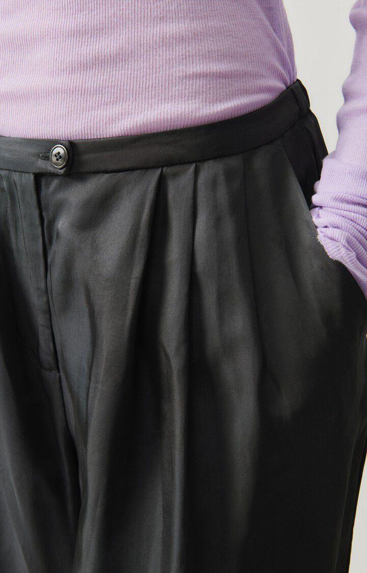 American Vintage Pantalon Femme Luabird - CARBONE Noir - E25