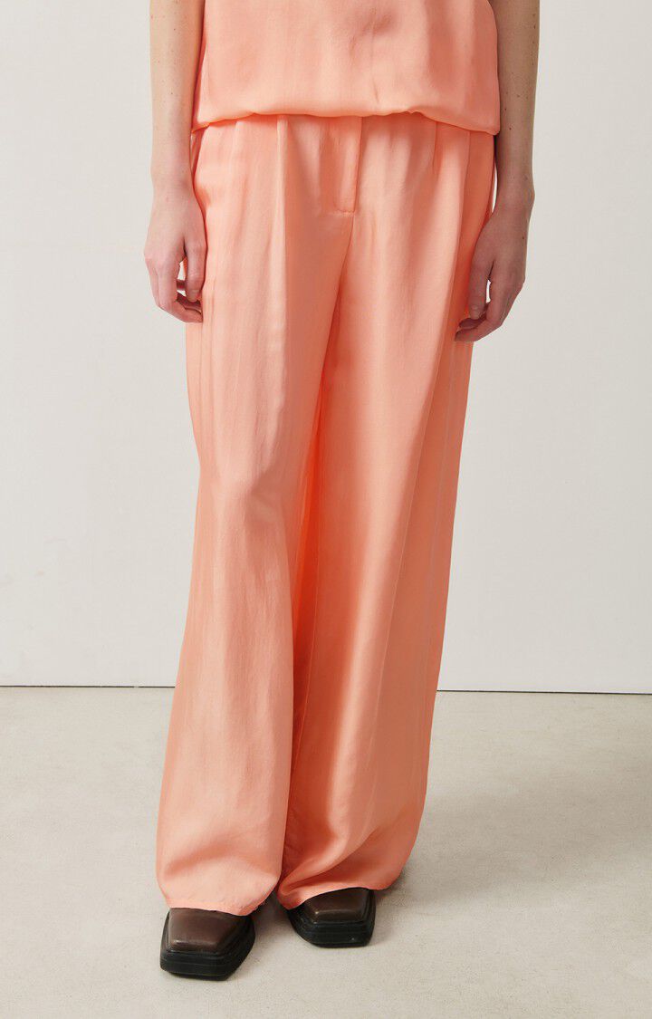 american vintage Pantalon femme Luabird - FLAMANT ROSE Rose - H24