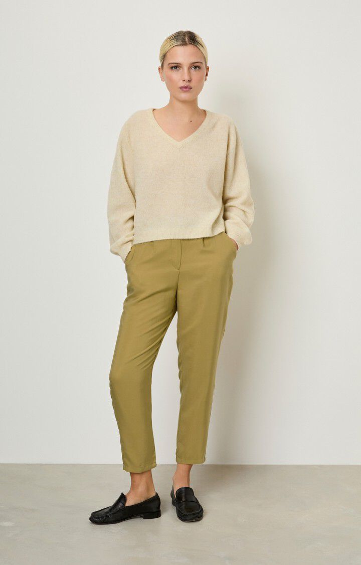 American Vintage Pantalon Femme Nalastate - JUNGLE Vert - E20