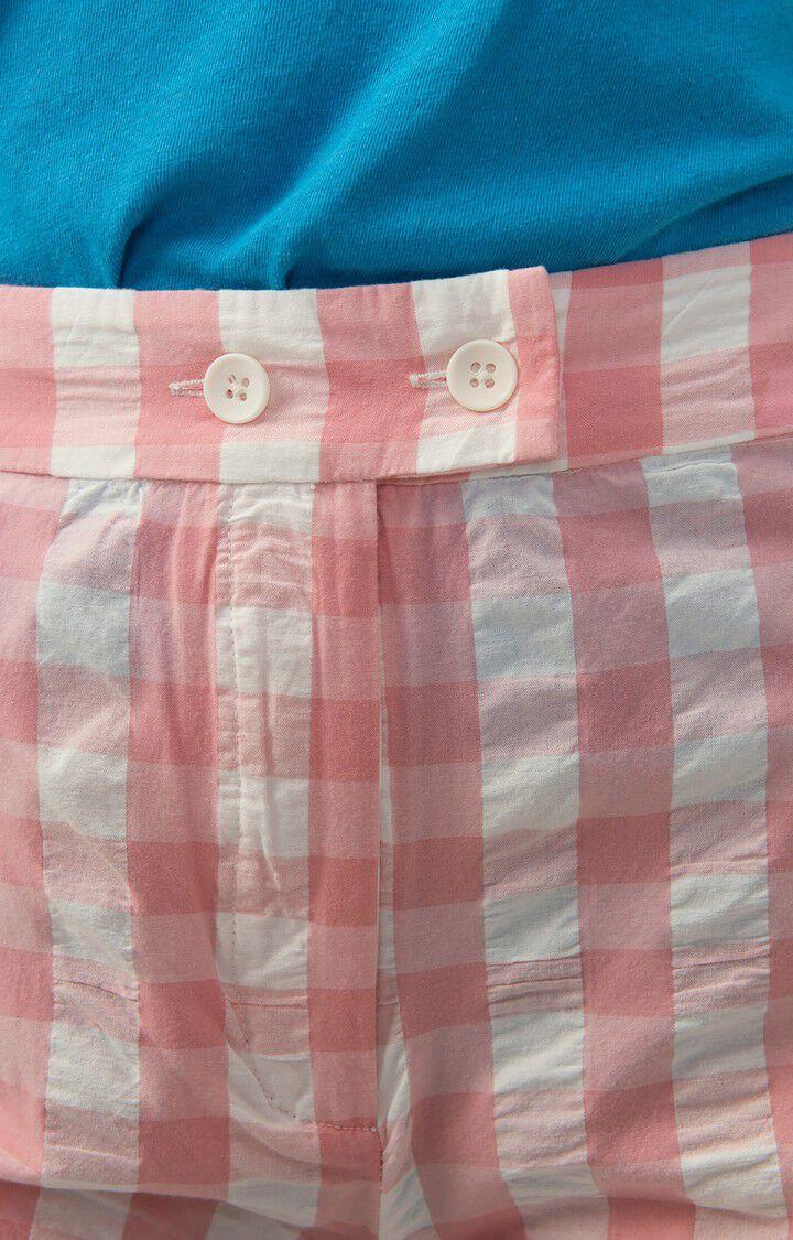 American Vintage Pantalon Femme Naroz - VICHY BONBON Rose - E24
