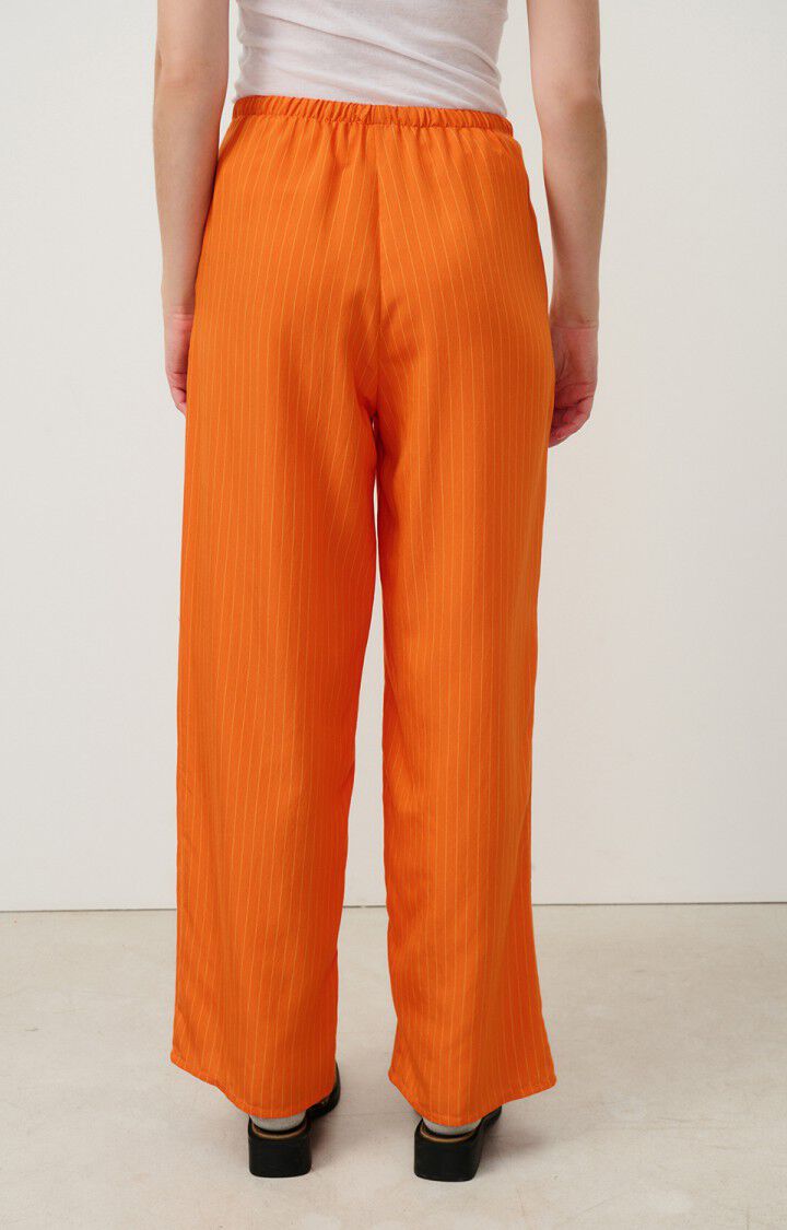 American Vintage Pantalon Femme Okyrow - CANNELLE RAYE Orange - H24