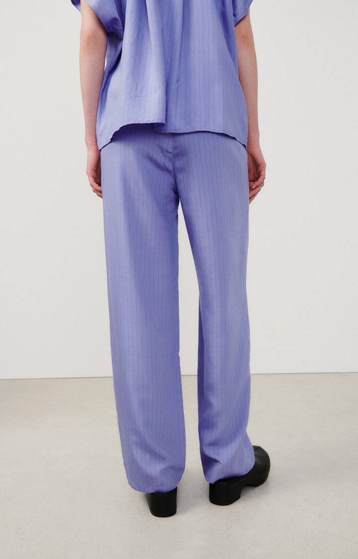 American Vintage Pantalon Femme Okyrow - IRIS RAYE Violet - E24
