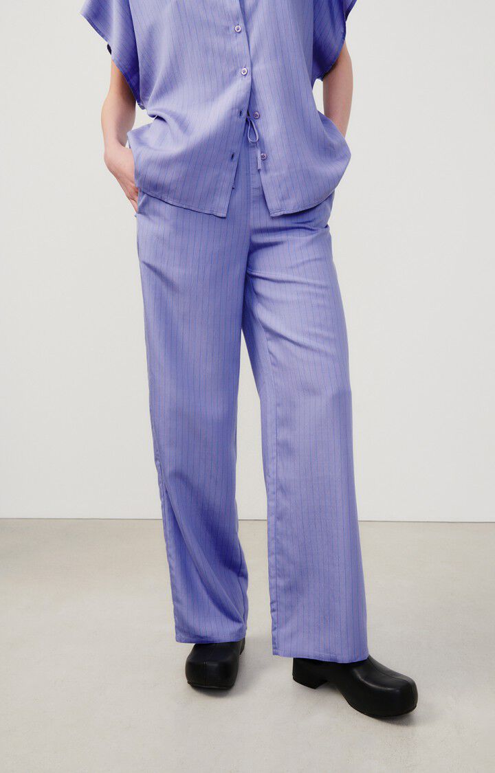 american vintage Pantalon femme Okyrow - IRIS RAYE Violet - E24