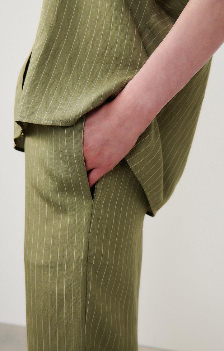 American Vintage Pantalon Femme Okyrow - OLIVE RAYE Vert - E24