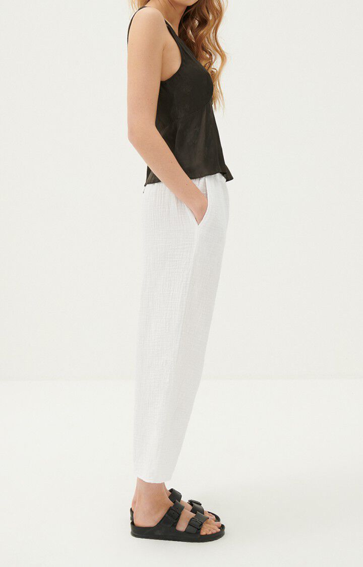 American Vintage Pantalon Femme Oyobay - BLANC Blanc - E21