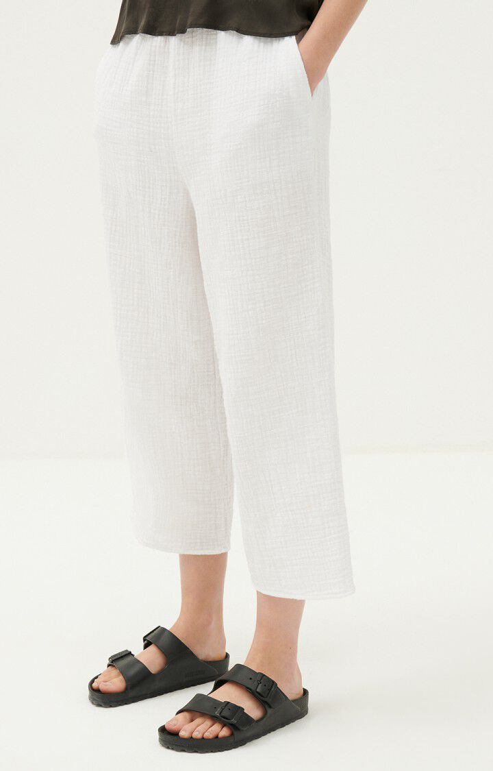american vintage Pantalon femme Oyobay - BLANC Blanc - E21