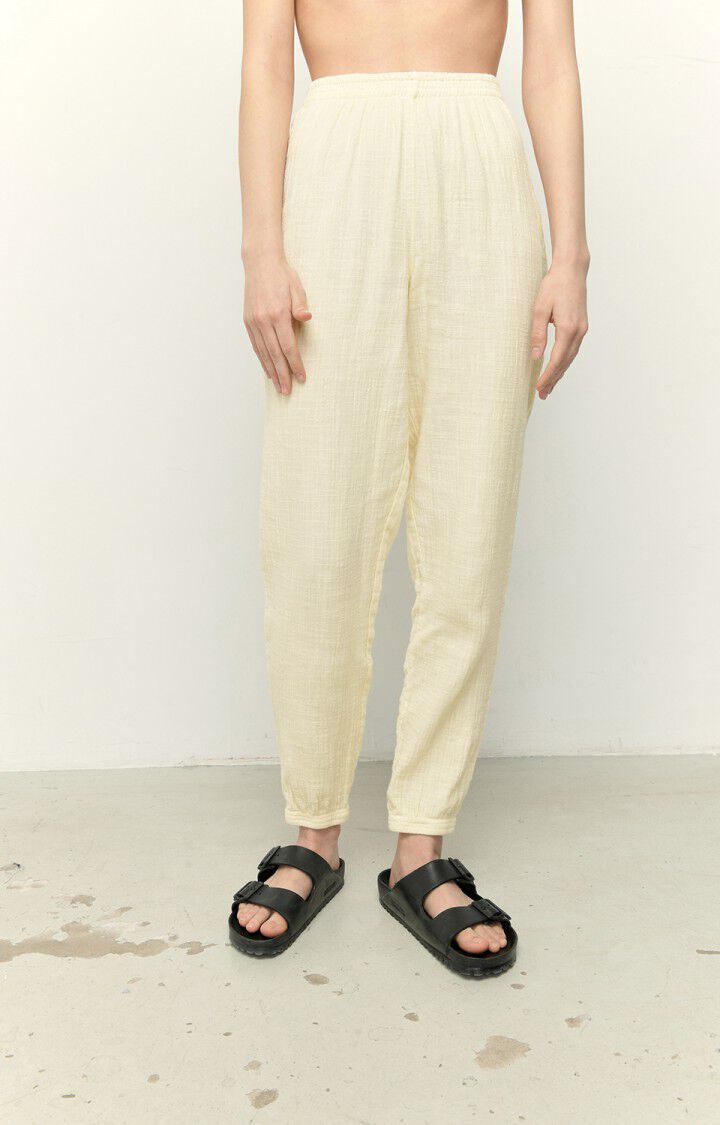 american vintage Pantalon femme Oyobay - ECRU Beige - E22