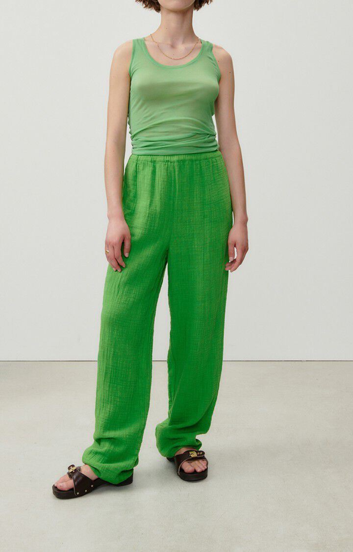 American Vintage Pantalon Femme Oyobay - JARDIN Vert - E23