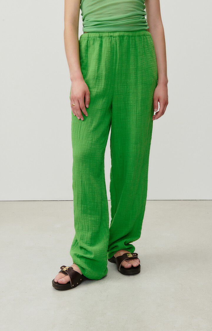 american vintage Pantalon femme Oyobay - JARDIN Vert - E23