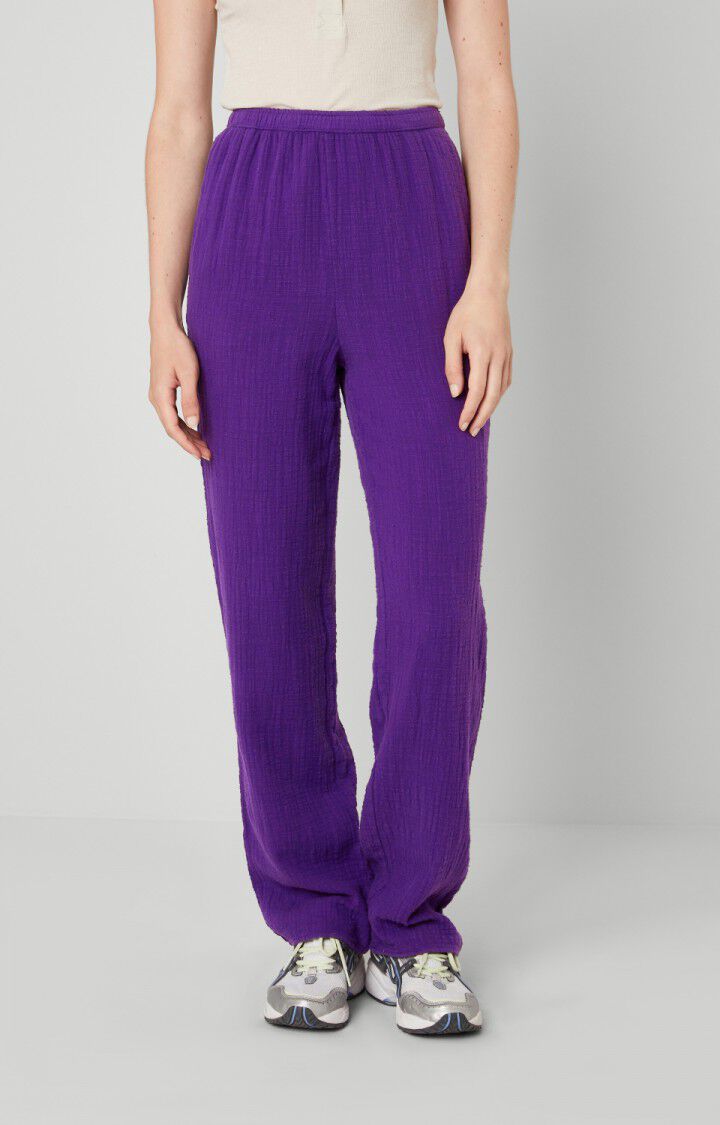 american vintage Pantalon femme Oyobay - VIOLET Violet - E23