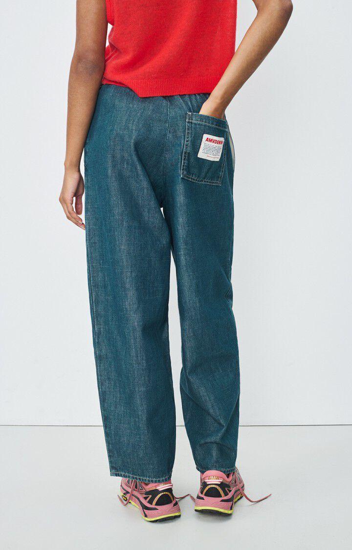 American Vintage Pantalon Femme Ozyr - MEDIUM GREEN CAST Bleu - E25