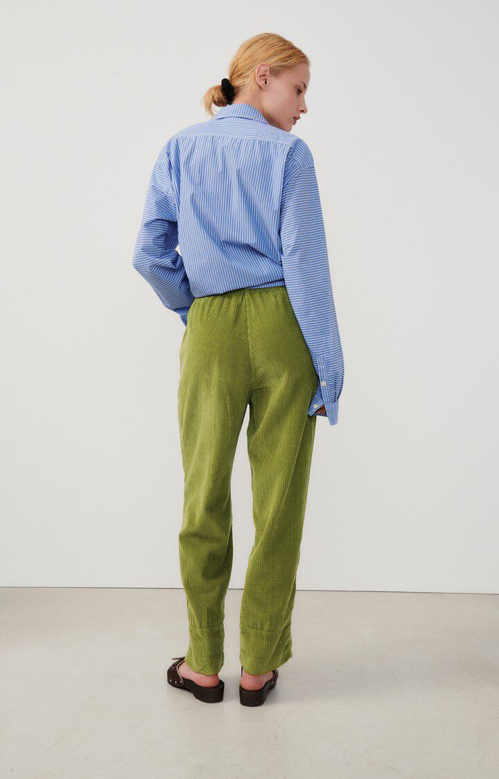 American Vintage Pantalon Femme Padow - CAMELEON VINTAGE Vert - E24