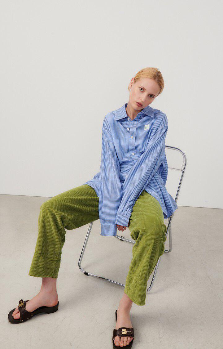 American Vintage Pantalon Femme Padow - CAMELEON VINTAGE Vert - E24