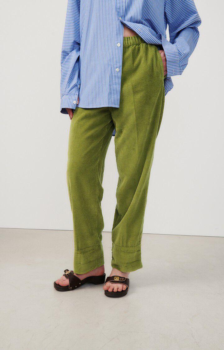 american vintage Pantalon femme Padow - CAMELEON VINTAGE Vert - E24