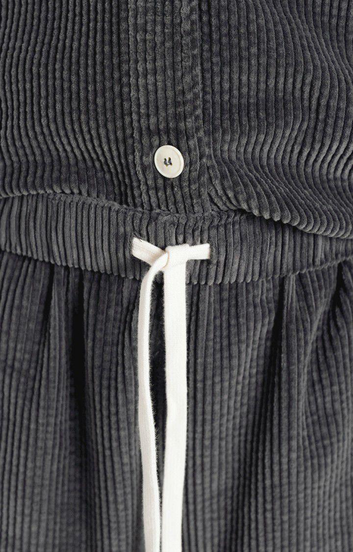 American Vintage Pantalon Femme Padow - CARBONE VINTAGE Noir - E25