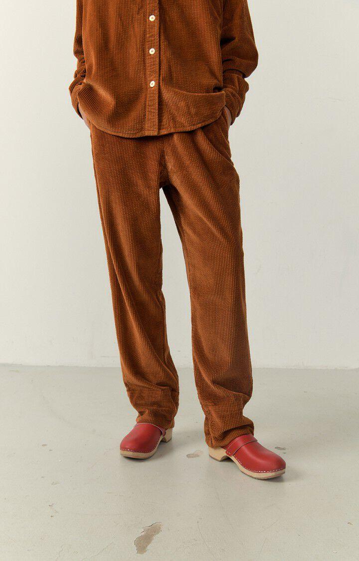 american vintage Pantalon femme Padow - CEPES Marron - E23