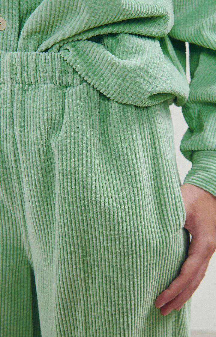 American Vintage Pantalon Femme Padow - CONCOMBRE VINTAGE Vert - H23