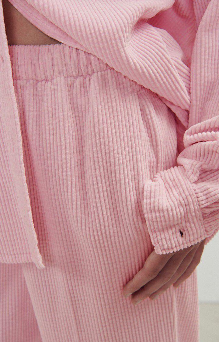 American Vintage Pantalon Femme Padow - DRAGEE VINTAGE Rose - E24