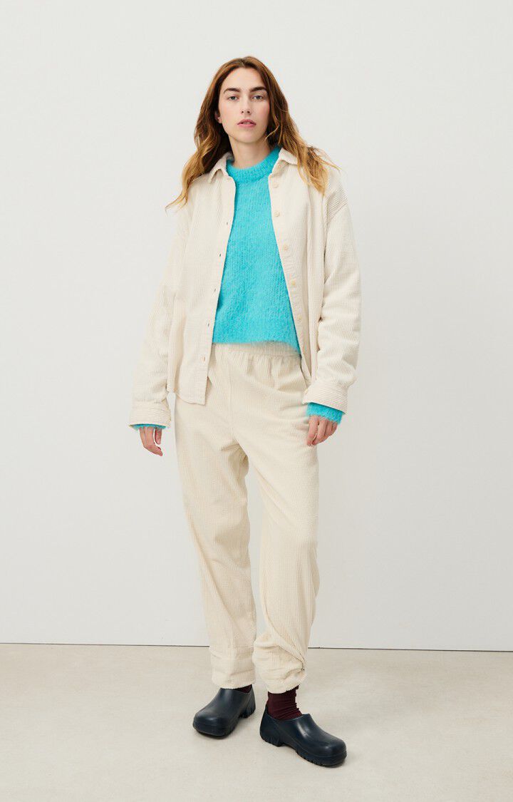 American Vintage Pantalon Femme Padow - ECRU VINTAGE Beige - E25