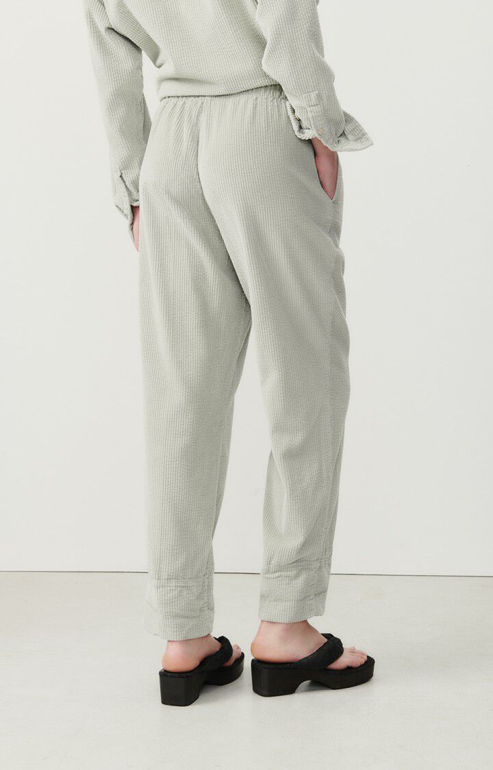 American Vintage Pantalon Femme Padow - FALAISE VINTAGE Gris - E24