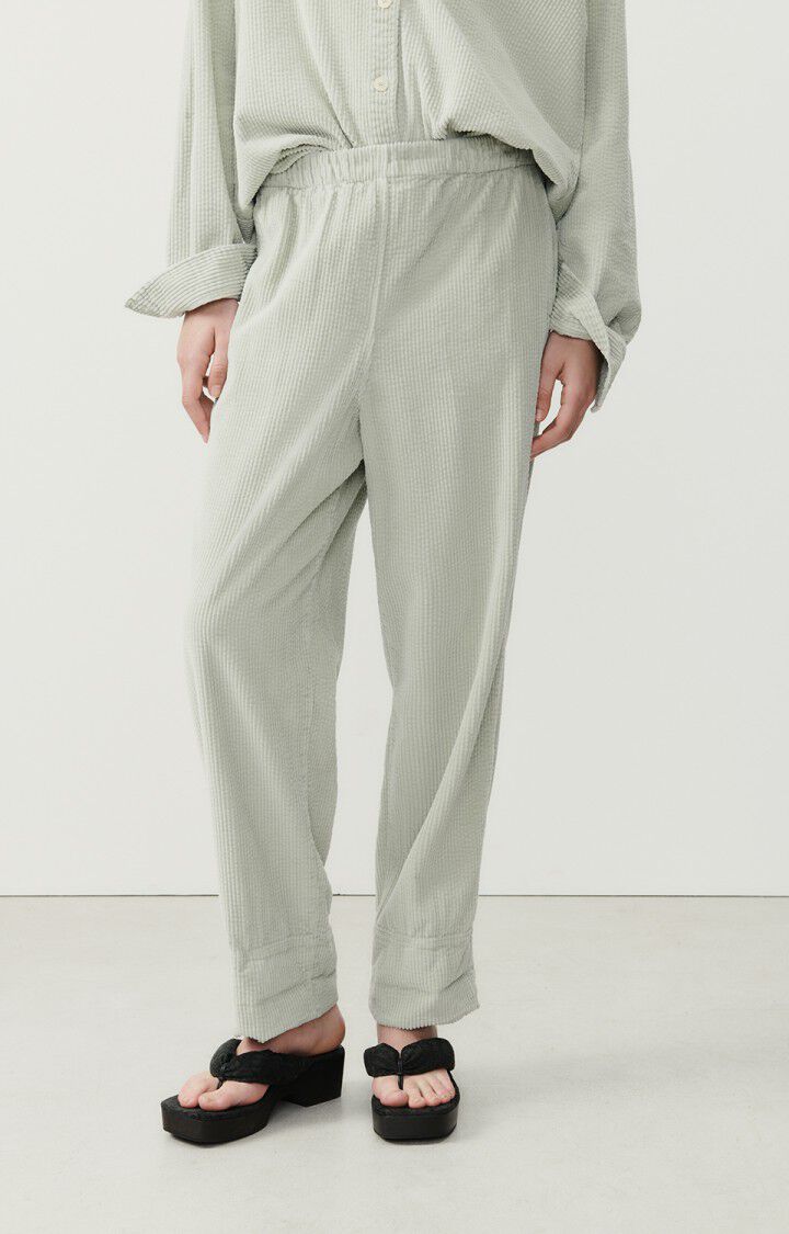 american vintage Pantalon femme Padow - FALAISE VINTAGE Gris - E24