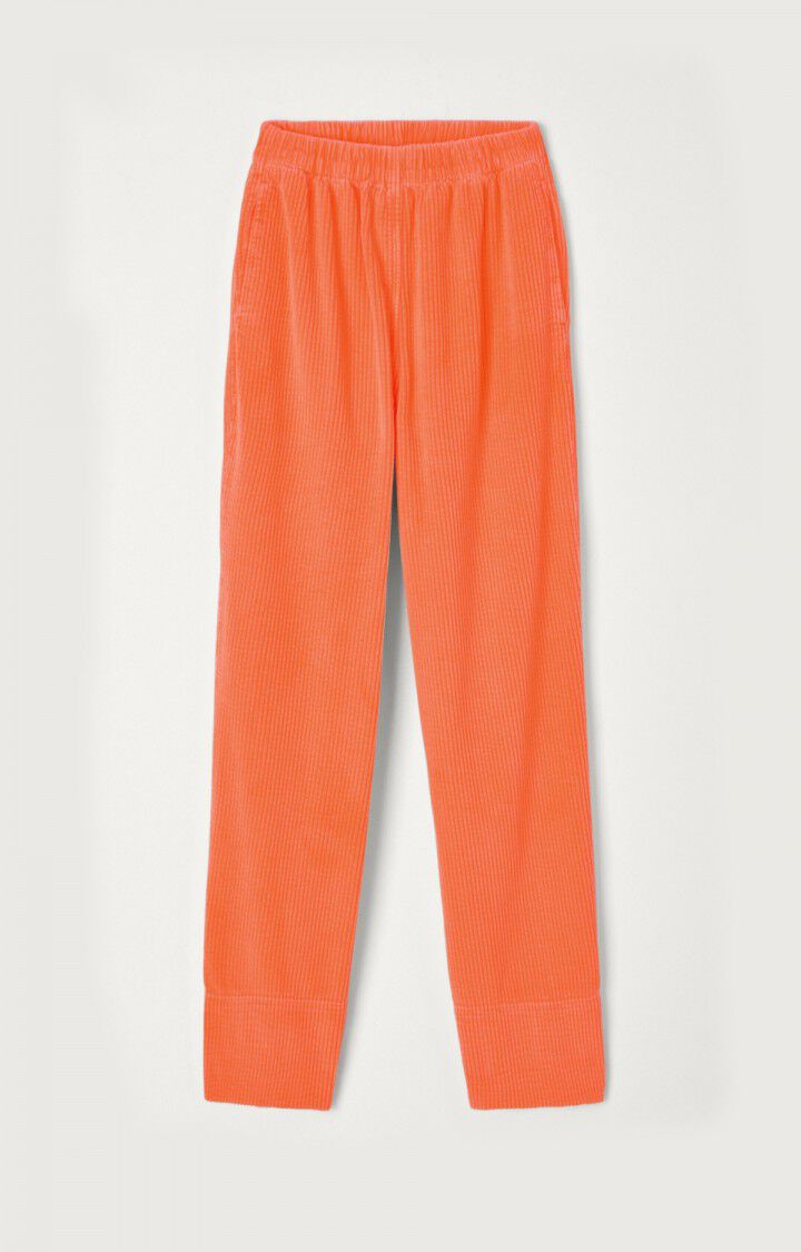 american vintage Pantalon femme Padow - FEU VINTAGE Orange - E24B