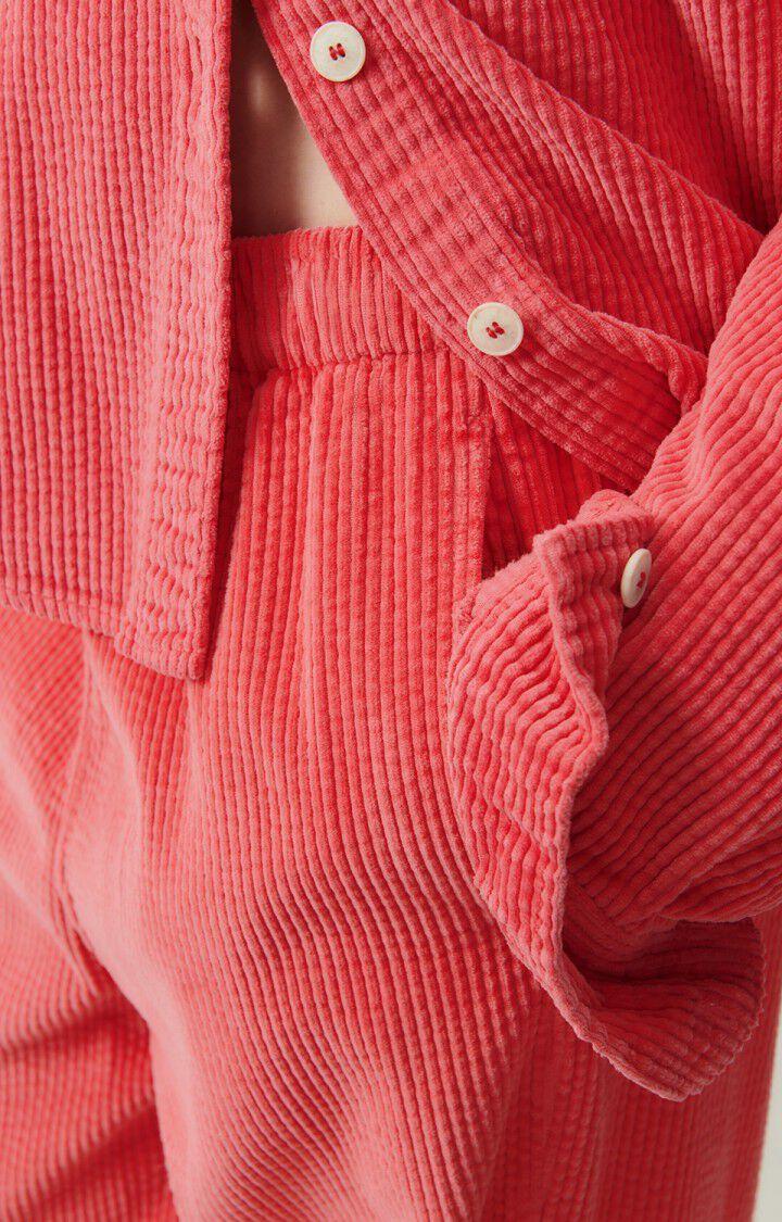 American Vintage Pantalon Femme Padow - GERANIUM VINTAGE Rouge - E24