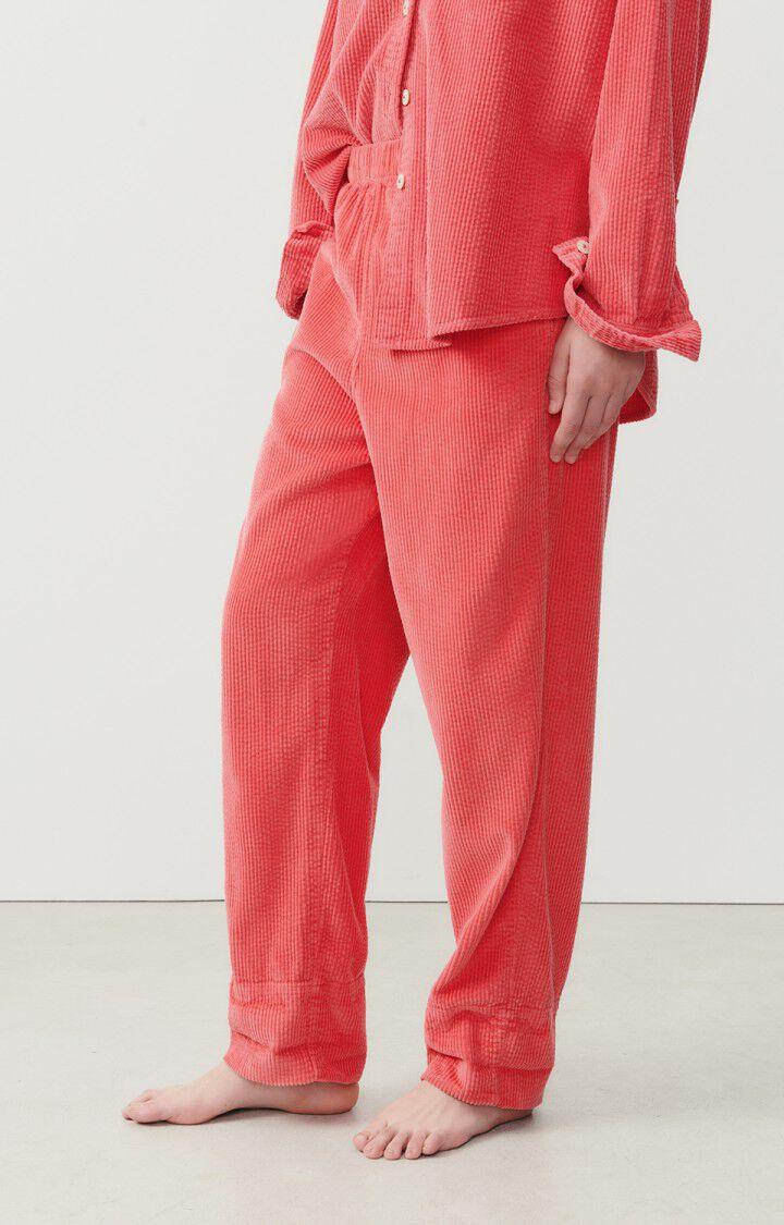 american vintage Pantalon femme Padow - GERANIUM VINTAGE Rouge - E24