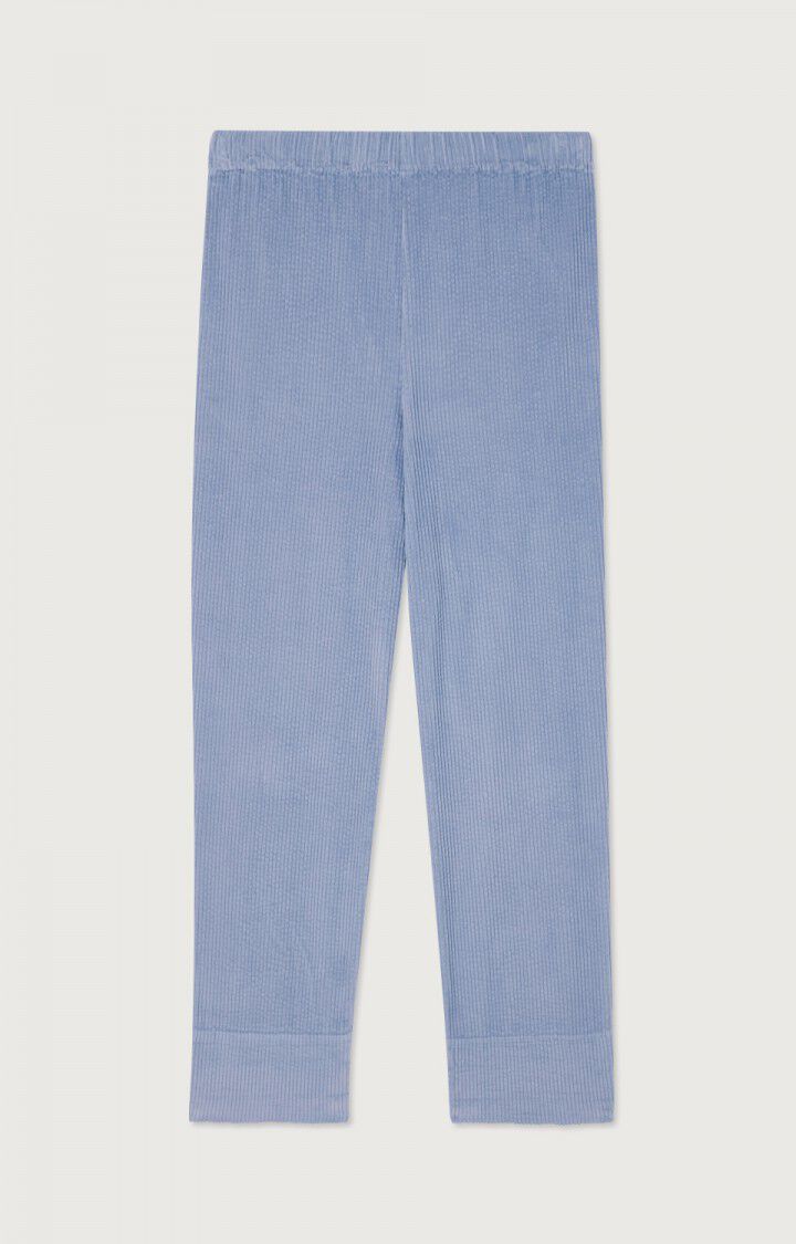 american vintage Pantalon femme Padow - GLYCINE Bleu - E23B
