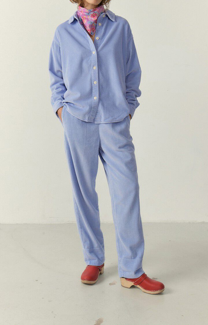 American Vintage Pantalon Femme Padow - GLYCINE Violet - E23