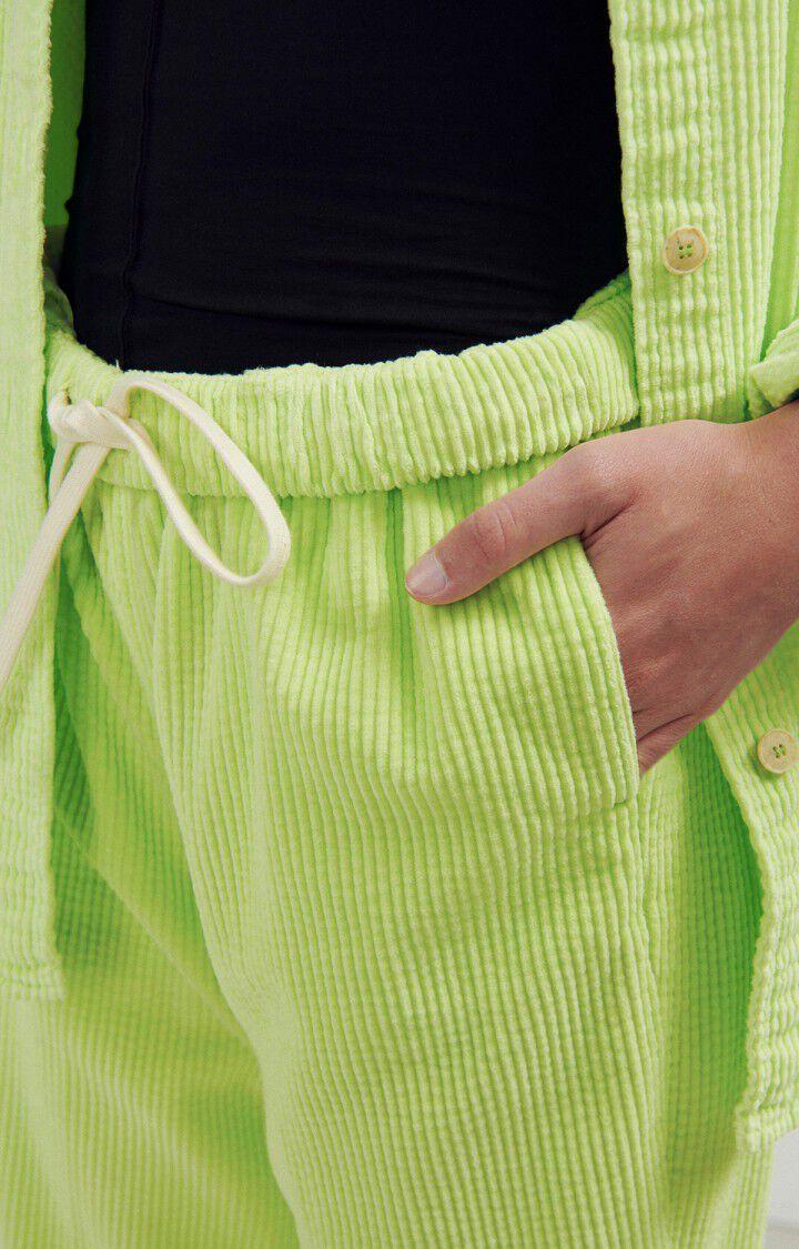 American Vintage Pantalon Femme Padow - JAUNE FLUO VINTAGE Jaune - H23