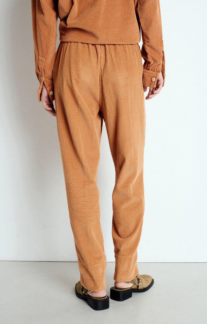 American Vintage Pantalon Femme Padow - NOISETIER VINTAGE Marron - E25