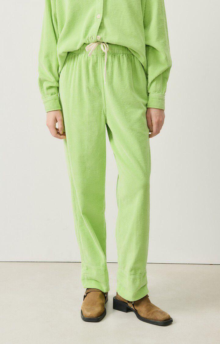 american vintage Pantalon femme Padow - PISTACHE VINTAGE Vert - H24