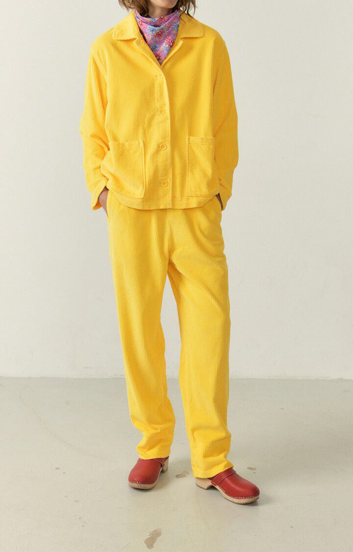 American Vintage Pantalon Femme Padow - SOLEIL Jaune - E23