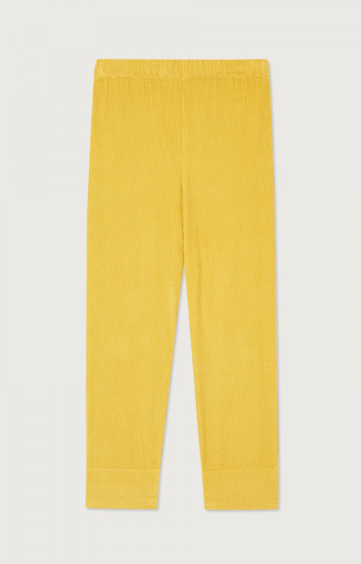 american vintage Pantalon femme Padow - SOLEIL Jaune - E23B