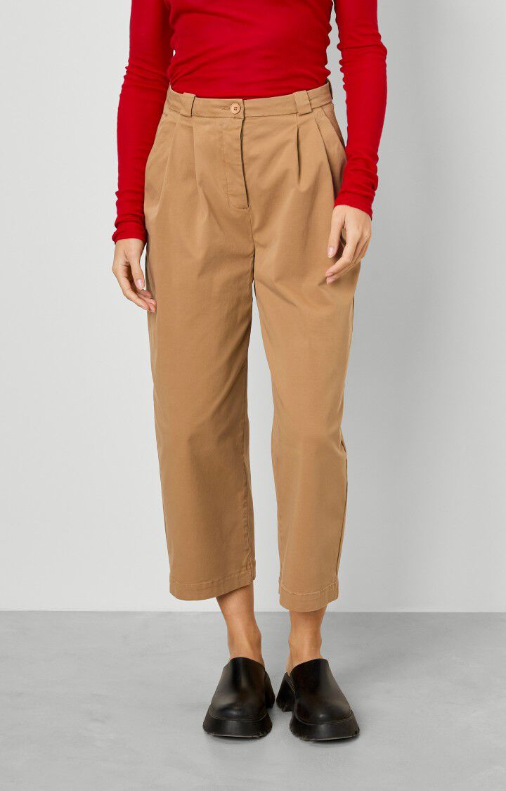 american vintage Pantalon femme Pitastreet - MOKACCINO Marron - E20