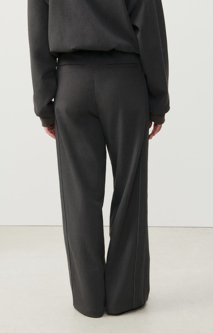 American Vintage Pantalon Femme Pukstreet - CHAUVE SOURIS CHINE Noir - H23
