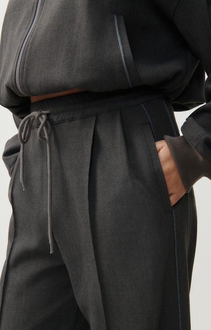 American Vintage Pantalon Femme Pukstreet - CHAUVE SOURIS CHINE Noir - H23