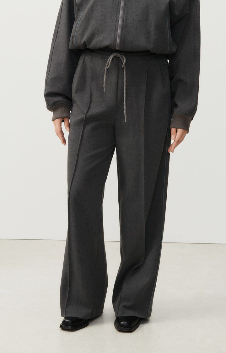 american vintage Pantalon femme Pukstreet - CHAUVE SOURIS CHINE Noir - H23