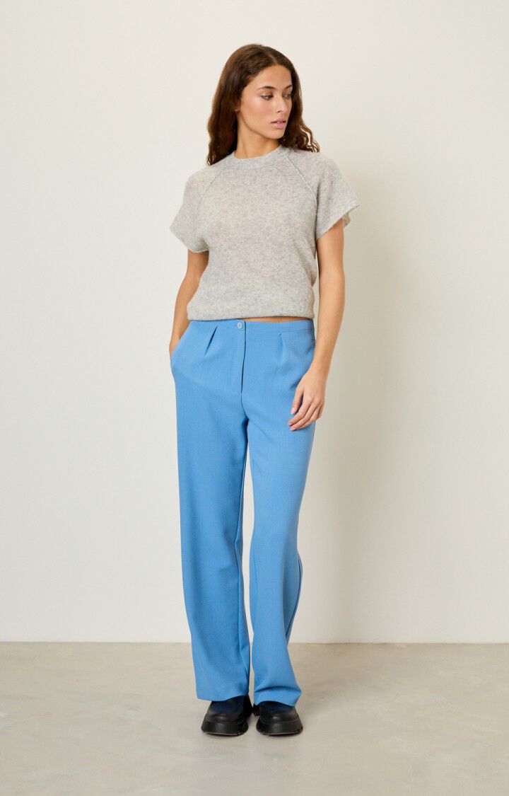 American Vintage Pantalon Femme Pukstreet - GLACIER Bleu - H23