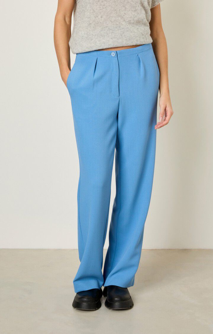 american vintage Pantalon femme Pukstreet - GLACIER Bleu - H23