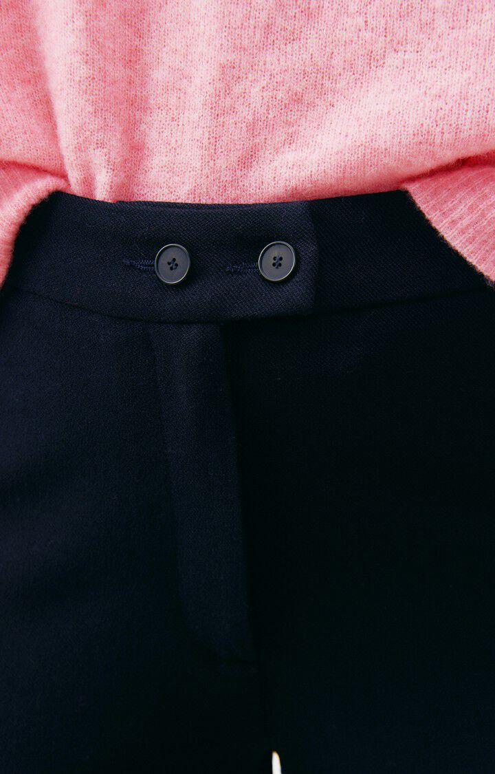 American Vintage Pantalon Femme Pukstreet - NAVY Bleu - E24