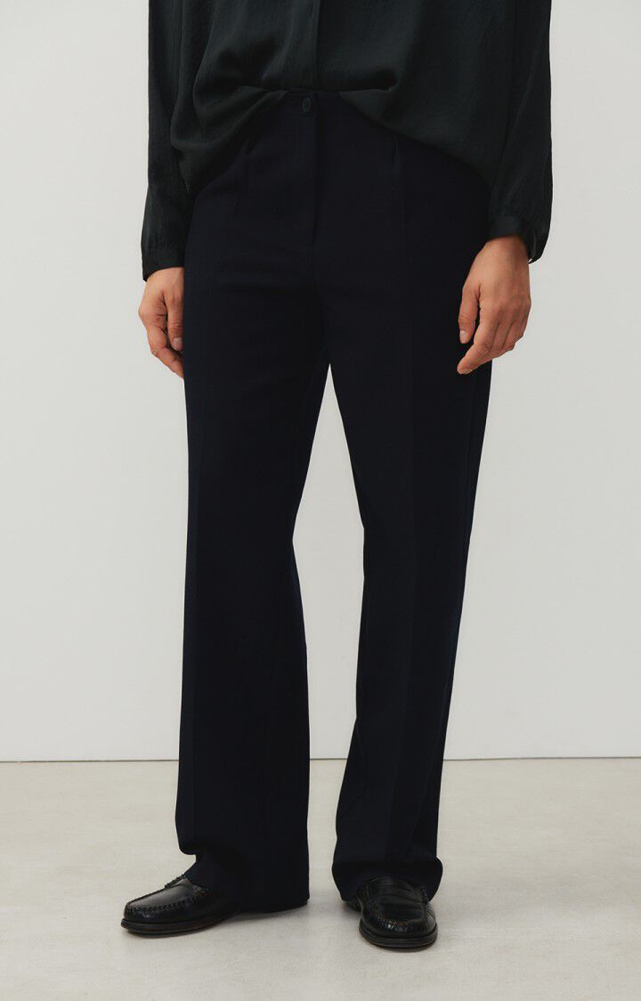 american vintage Pantalon femme Pukstreet - NAVY Bleu - E24