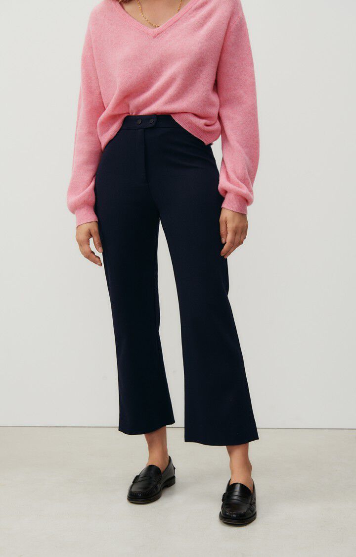 american vintage Pantalon femme Pukstreet - NAVY Bleu - E24