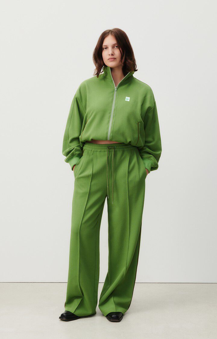 American Vintage Pantalon Femme Pukstreet - PRINTEMPS Vert - H23