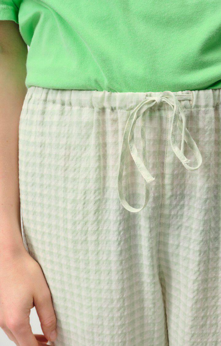 American Vintage Pantalon Femme Pykoboo - VICHY OPALE Vert - E24