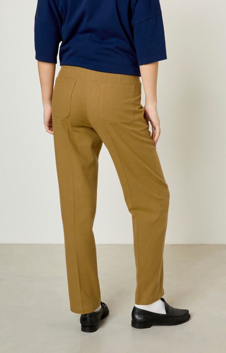 American Vintage Pantalon Femme Renatown - ANTILOPE Marron - E20