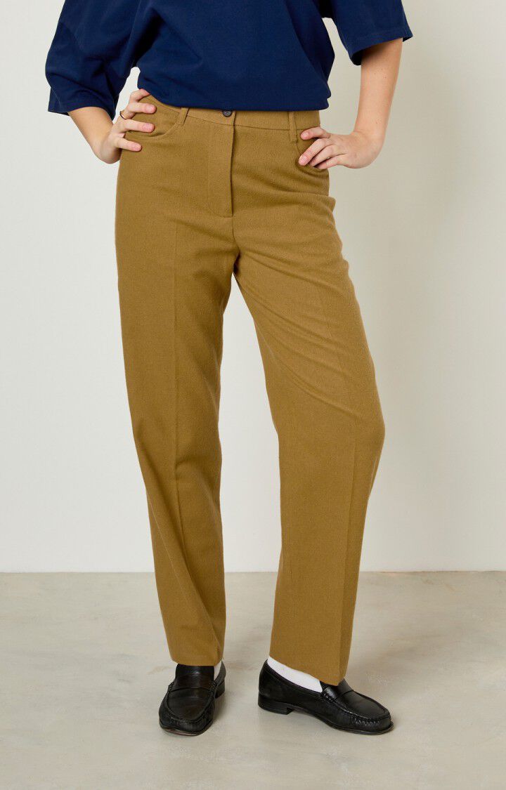 american vintage Pantalon femme Renatown - ANTILOPE Marron - E20