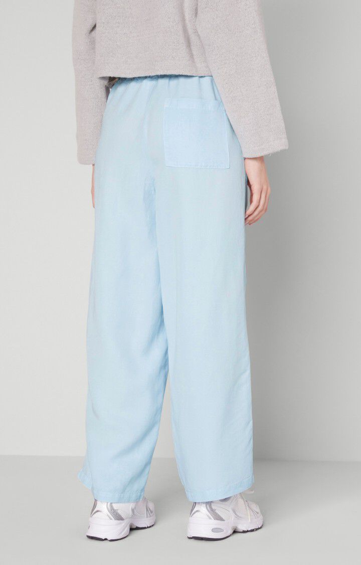 American Vintage Pantalon Femme Ronrock - BLEU CIEL Bleu - E22