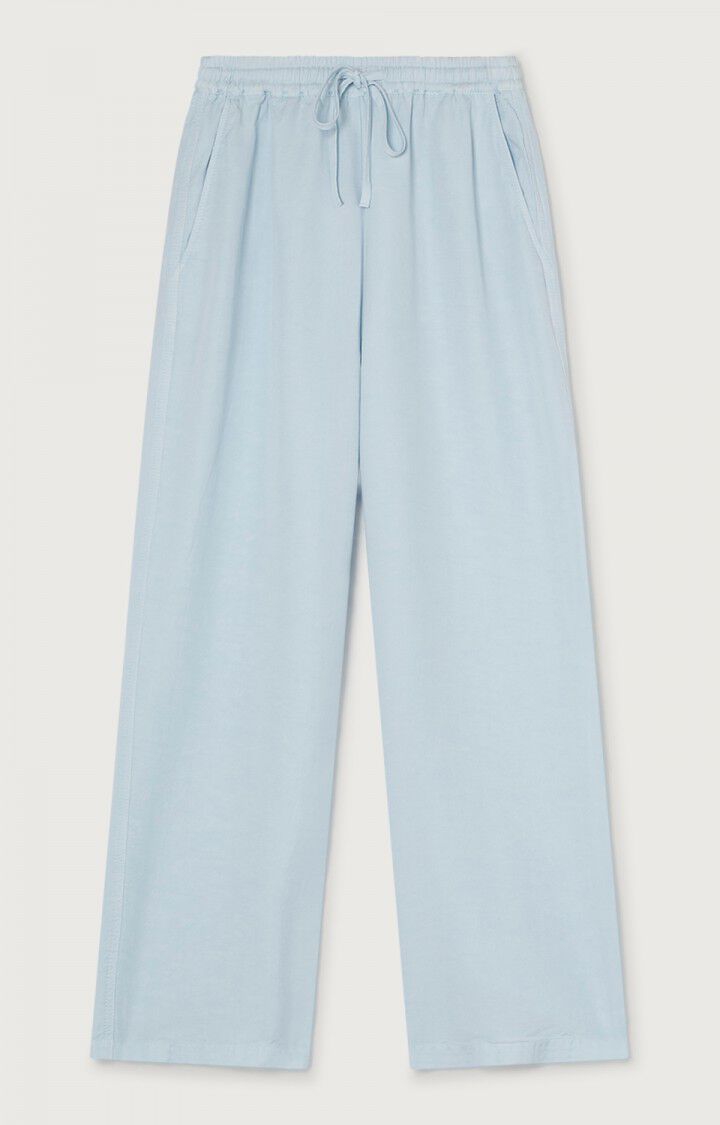 american vintage Pantalon femme Ronrock - BLEU CIEL Bleu - E22B